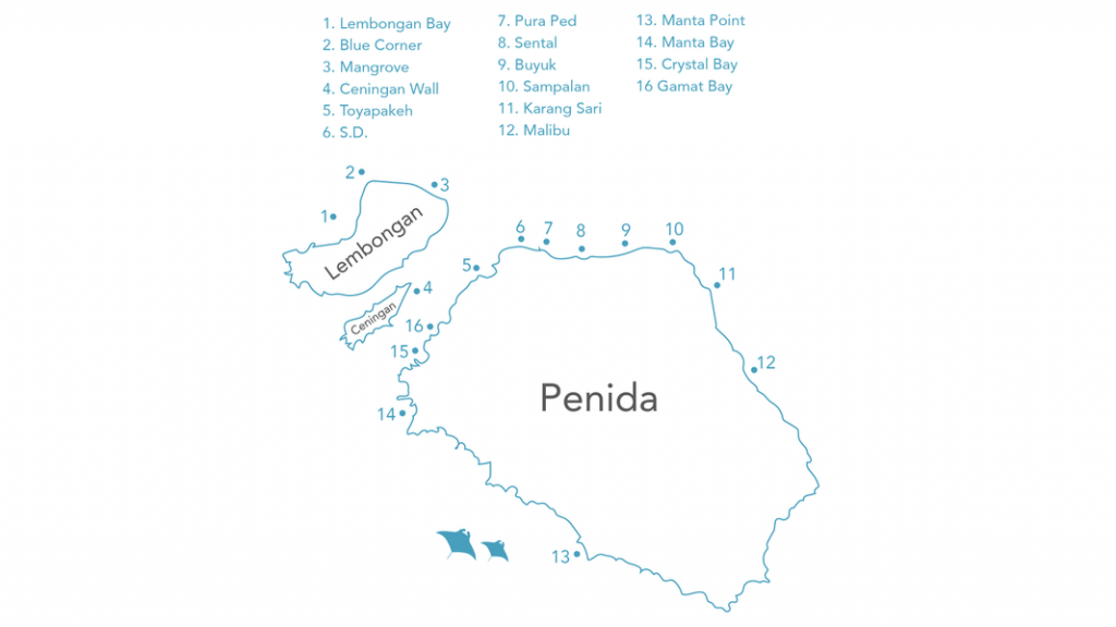 Nusa Penida Dive sites